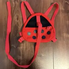 迷子防止ハーネス リュック リード付き てんとう虫