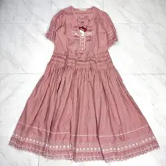 半蔵様　　ワンピース　ピコフリル　ワンピース　PINKHOUSE 341 半蔵様 ワンピース ピコフリル ワンピース PINKHOUSE 341 - メルカリ