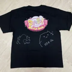 新品未使用品　サイン入り Tシャツ 黒　栗原舞優さん　根本凪さん