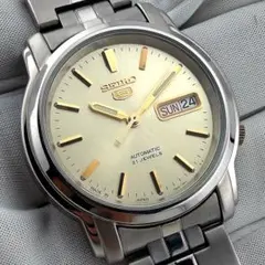SEIKO　セイコー5　7009-3101 自動巻き　動作品 ユニーク文字盤 SEIKO セイコー5 7009-3101 自動巻き 動作品 ユニーク文字盤 - メルカリ