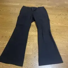 HARE（ハレ）フレアスラックスパンツ ブラック SMALLサイズ