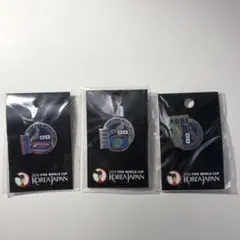 2002 FIFA ワールドカップ ピンバッジ 3点セット