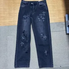 SHEIN ブラックデニム　美品！