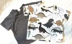 H&M 恐竜柄Tシャツセット80センチ