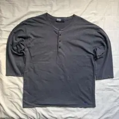 【90s】Ralph Lauren ヘンリーネック 裾ポニー カットソー ロンTのサムネイル