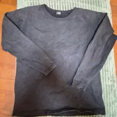希少XL】ノースフェイス ヴィンテージ スウェット 刺繍ロゴ ゆるだぼ スミクロ