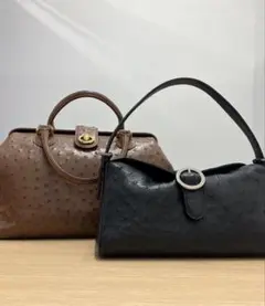 お得❗️今だけ‼️ オーストリッチバッグ2個まとめ　Y