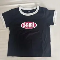 X-GIRL ブラック ミニ丈Tシャツ Sサイズ