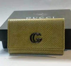 【naoさん専用】GUCCIグッチ6連キーケース レザーイエロー正規品