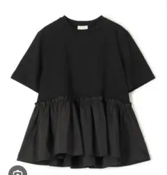 Ballsey ジャージコンビペプラムプルオーバー