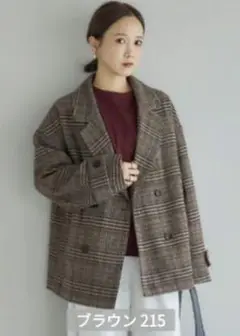 新品 mysacloset テーラードジャケット ブラウンL 田中里奈 しまむら