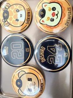読売ジャイアンツ 缶バッジ 5種セット