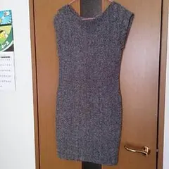 ★ZARA basic 新品 ツイードワンピース