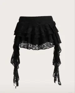 SHEIN 黒 スカート jp-M