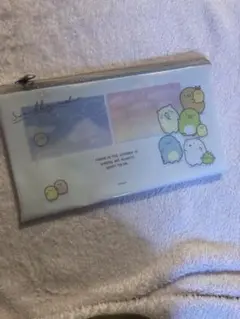 すみっコぐらし クリア透明キャラクターポーチ ペンケース フリーポーチ