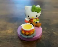 チョコエッグ　Hellokitty コラボレーション No.１２　ソロキャンプ