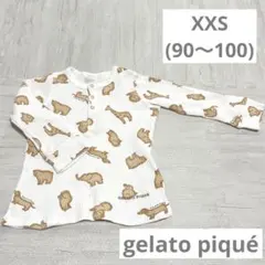 gelato piqué ジェラートピケ アニマルクッキー柄　リブロンT XXS