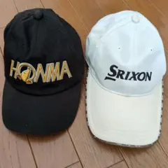 ◆HONMA◆本間ゴルフ◆SRIXON◆キャップ◆2点セット◆
