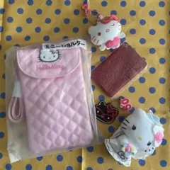 Hello Kitty ミニショルダー・カードフォルダー・キーホルダー　レア有り