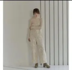 Eaphi PATTERN LACE EASY PANTS - メルカリ