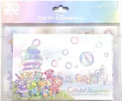 ダッフィーフレンズ20周年　カラフルハピネスポストカード