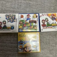 マリオシリーズゲームソフト4本セット