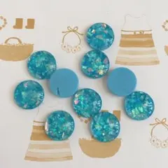 在庫ラスト@ホロ入りカボション