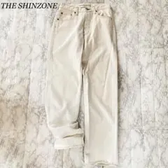 THE SHINZONE ホワイトデニム　エクリュ　ハイウエスト　ストレートのサムネイル