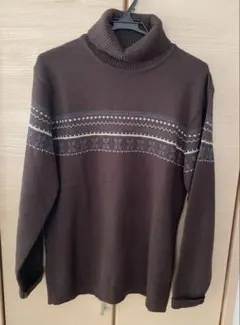 メンズ　タートルニット　セーター　　Ｌサイズ