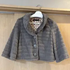 ファー風カーディガン