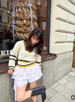 Bibiy. PATTY RUFFLE SKIRT ブラック - メルカリ
