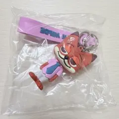 ズートピア ニック・ワイルド ラバーマスコットキーホルダー ハッピーくじ
