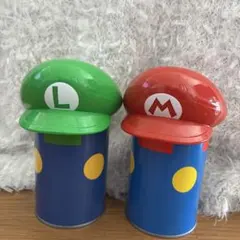 USJ限定 スーパーニンテンドーワールド マリオ＆ルイージ 缶ケース