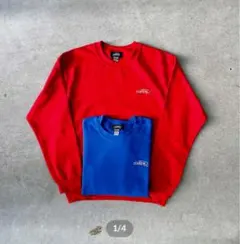 ciatre embroidery logo sweat topスウェットレッド