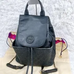 トリーバーチ フレミング リュック レザー キルティング エンボスロゴ