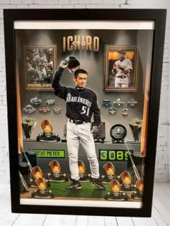 イチロー　A4ポスター　マリナーズ　大谷翔平　殿堂入り　野球博物館