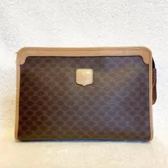 CELINE オールドセリーヌ　マカダム柄　クラッチバッグ セカンドバッグ