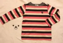 ミキハウス　ダブルビー　長袖Tシャツ　100cm