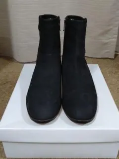 【値下げ】GINZA WASHINGTON スエードジッパー付きショートブーツ