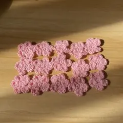 ＊お花モチーフ15枚＊ピンク