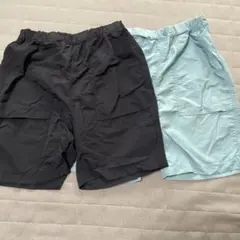 ユニクロ 150ギアショートパンツ 水陸両用 2枚