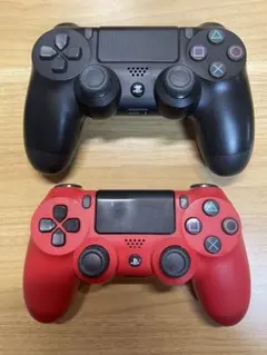 PS4 純正コントローラー2台【ジャンク品】