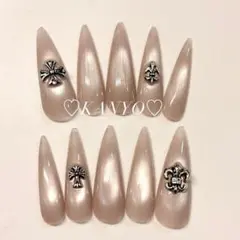 現品 ネイルチップ シズルニルック 地雷系 y2k ギャル マグネット　クロム