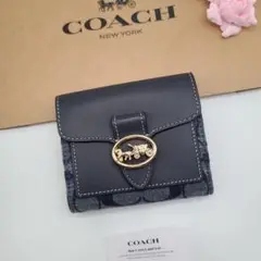 新品　COACH　コーチ　折り財布　正規品