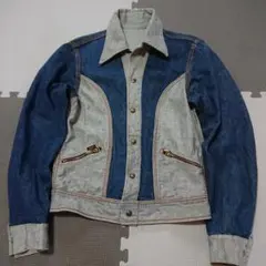 70s Lee リバーシブルデニムジャケット ジップポケット付き
