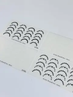 星型⭐︎フレンチアーチ型ネイルシール4シート