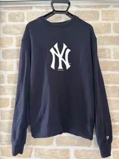 美品New Era スウェットニューヨーク・ヤンキース トレーナー M ネイビー