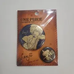 ONEPIECE 黄金缶バッジ サンジ - メルカリ