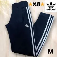 【美品】adidasファイヤーバード M ジャージ トラックパンツ 黒