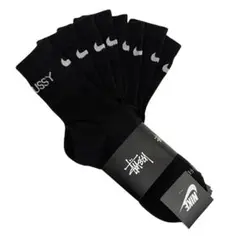 STUSSY NIKE コラボ ソックス　４足セット　23~26cm M レア物